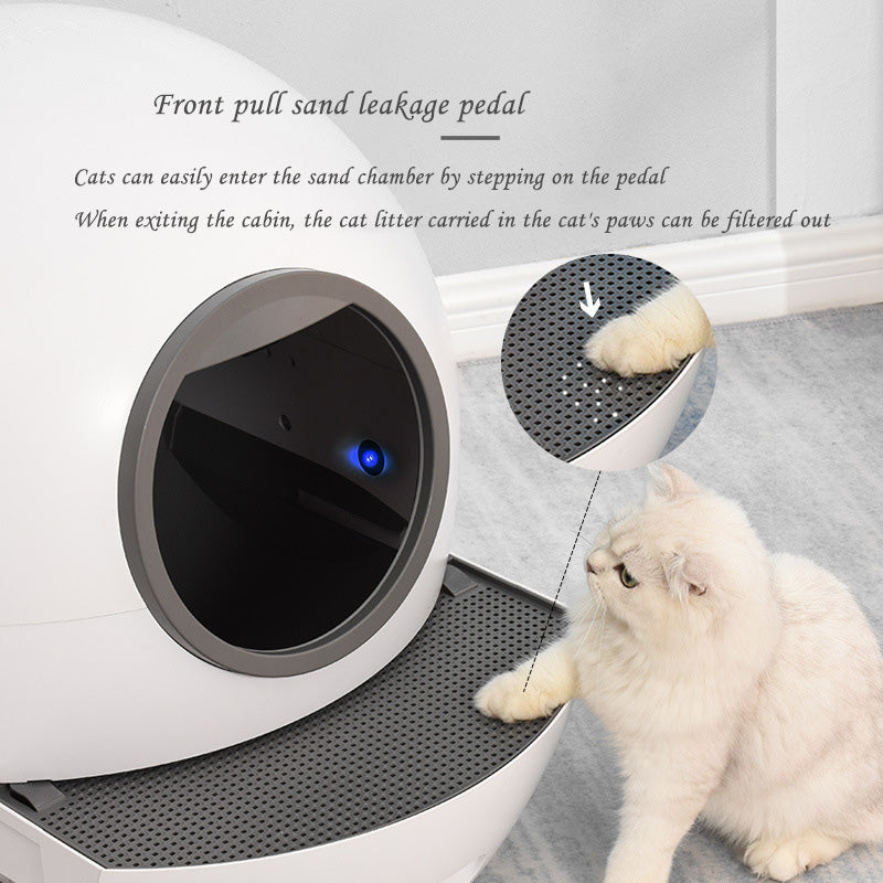 New Smart Cat Litter Box WIFI Automatic Poop Scooping UV Sterilization Fully Automatic Cat Toilet Pet Cat Supplies