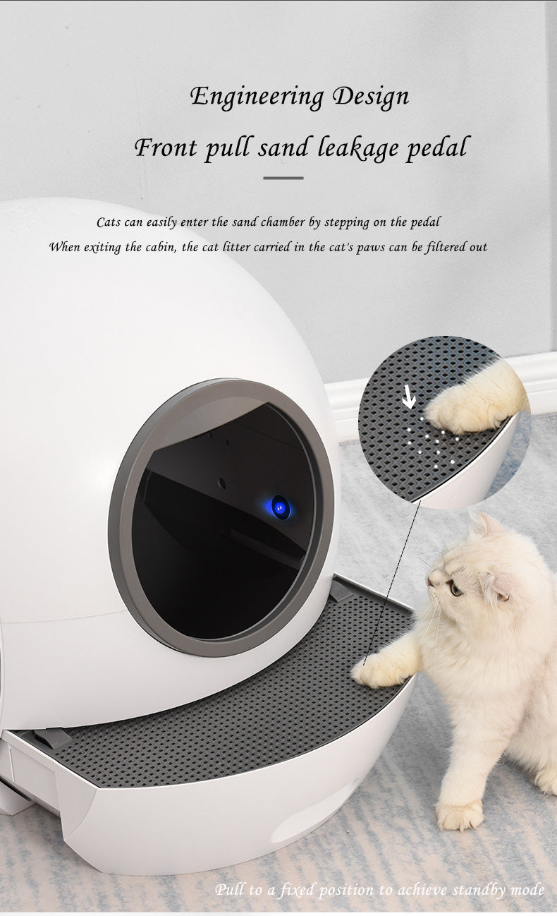 New Smart Cat Litter Box WIFI Automatic Poop Scooping UV Sterilization Fully Automatic Cat Toilet Pet Cat Supplies