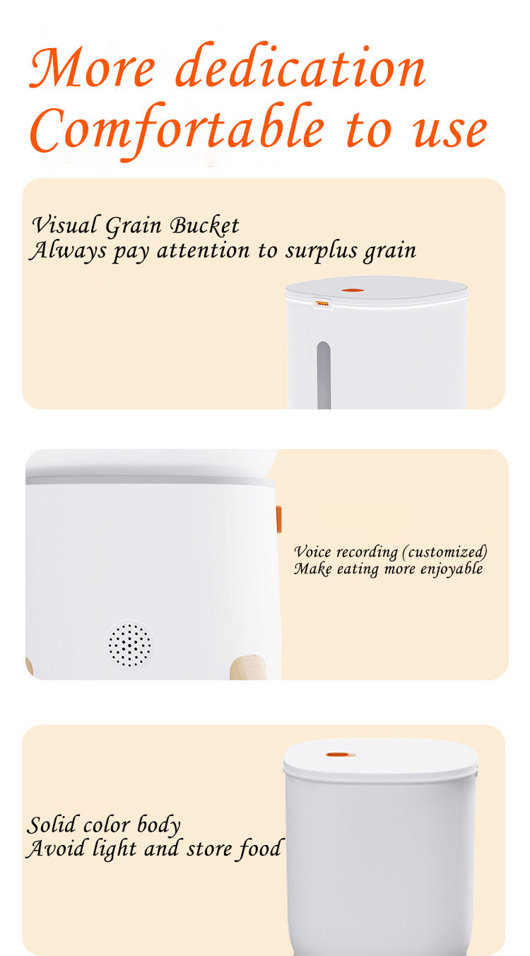 5L PET Intelligence Feeder APP Control the Remote Feeder One Machine Double Bowl Automatic Feeder for Cats and Dogs