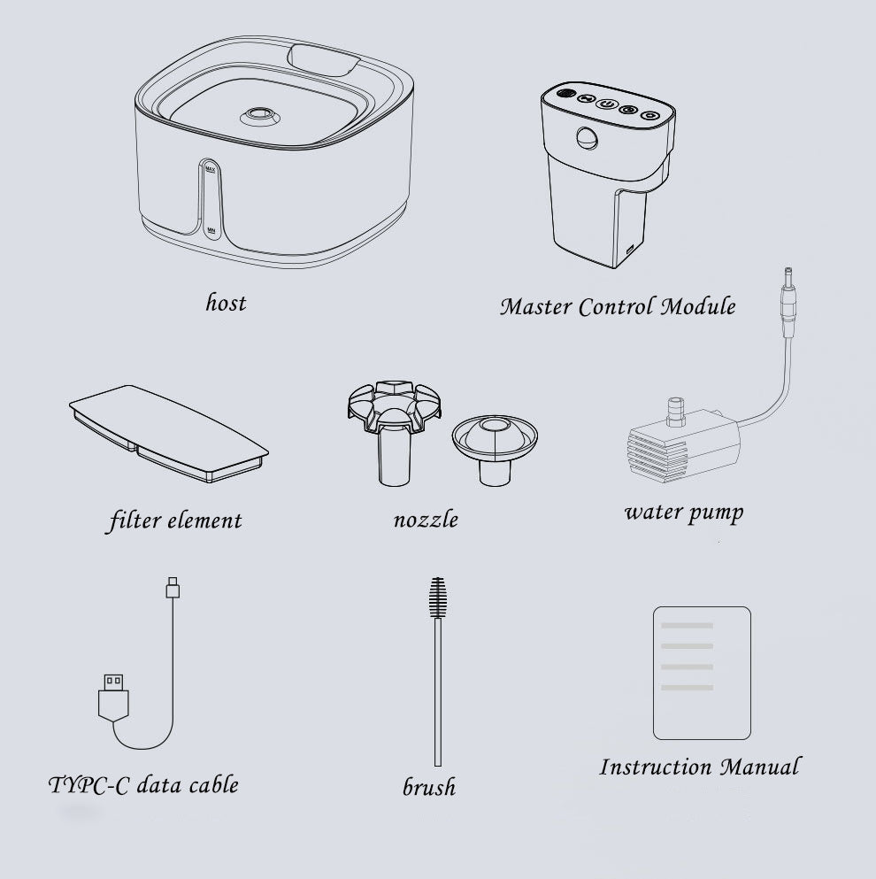 Smart Pet Water Dispenser Wireless Stainless Steel Cat Dog Silent Filtered Live Water Automatic Drinking Fountain Cat Water Dispenser