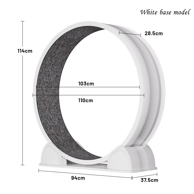 Smart Display ABS Cat Treadmill Cat Roller Silent Running Wheel Fitness Exercise Cat Climbing Frame Pet Toy