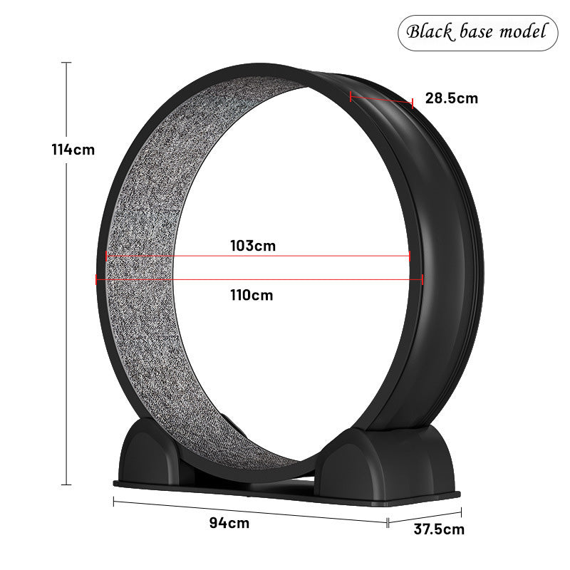 Smart Display ABS Cat Treadmill Cat Roller Silent Running Wheel Fitness Exercise Cat Climbing Frame Pet Toy