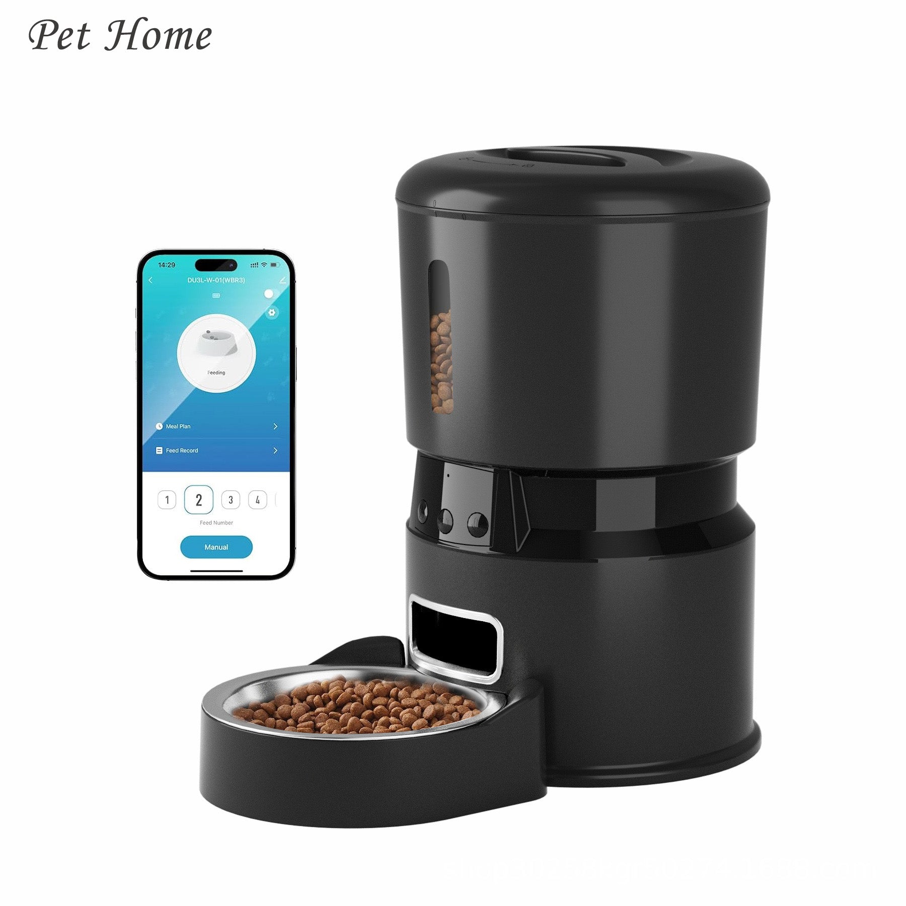 Smart Cat Feeding APP, Cat Feeding Dog WIFI Remote Operation, Smart Cat Basin
