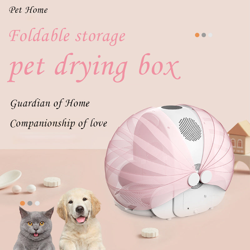 Pet Dryer Foldable Drying Box Cat Dryer Small Dog Drying Blowing Hair Household Smart Drying Box