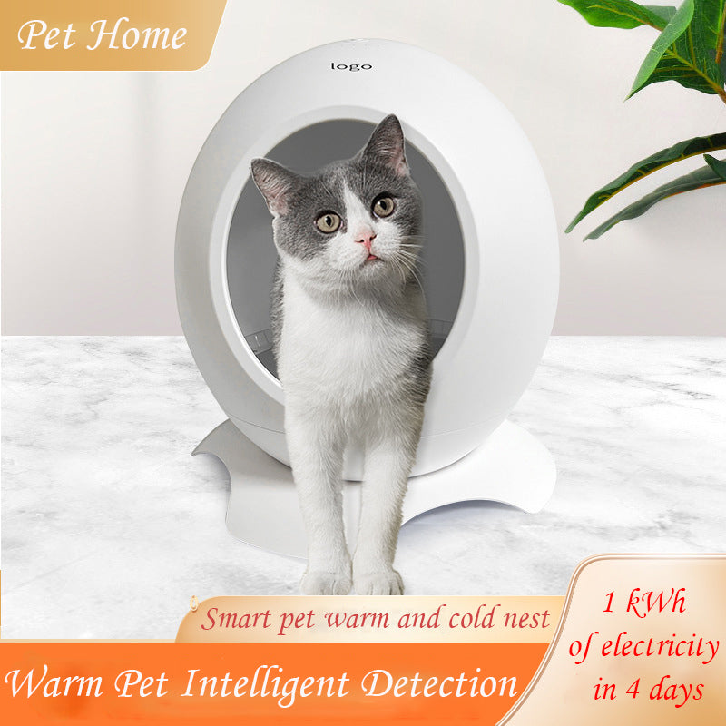 Intelligent Heating and Cooling Cat Bed All-Season Cat Bed Constant Temperature Cat Bed Pet Bed Cat Bed Dog Bed Silent Constant Temperature Heating