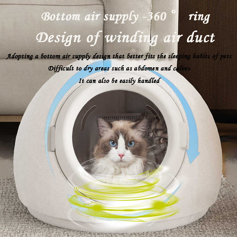 Pet cat drying box, small dog drying box, intelligent drying box, technology drying box
