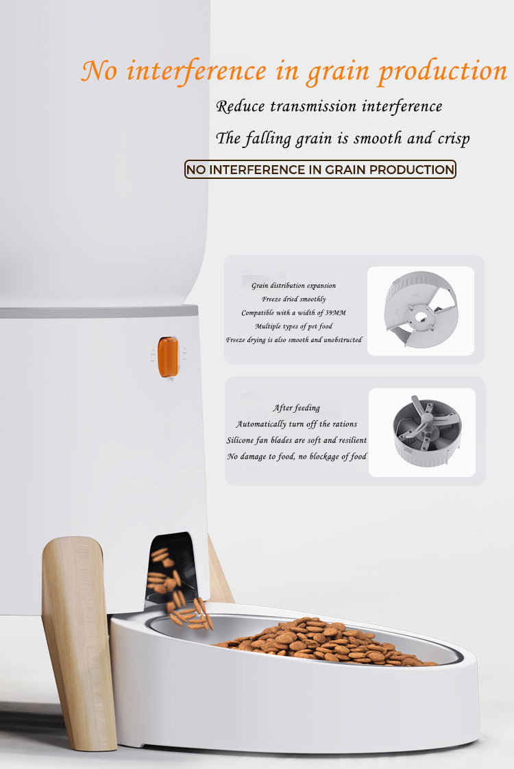 5L PET Intelligence Feeder APP Control the Remote Feeder One Machine Double Bowl Automatic Feeder for Cats and Dogs