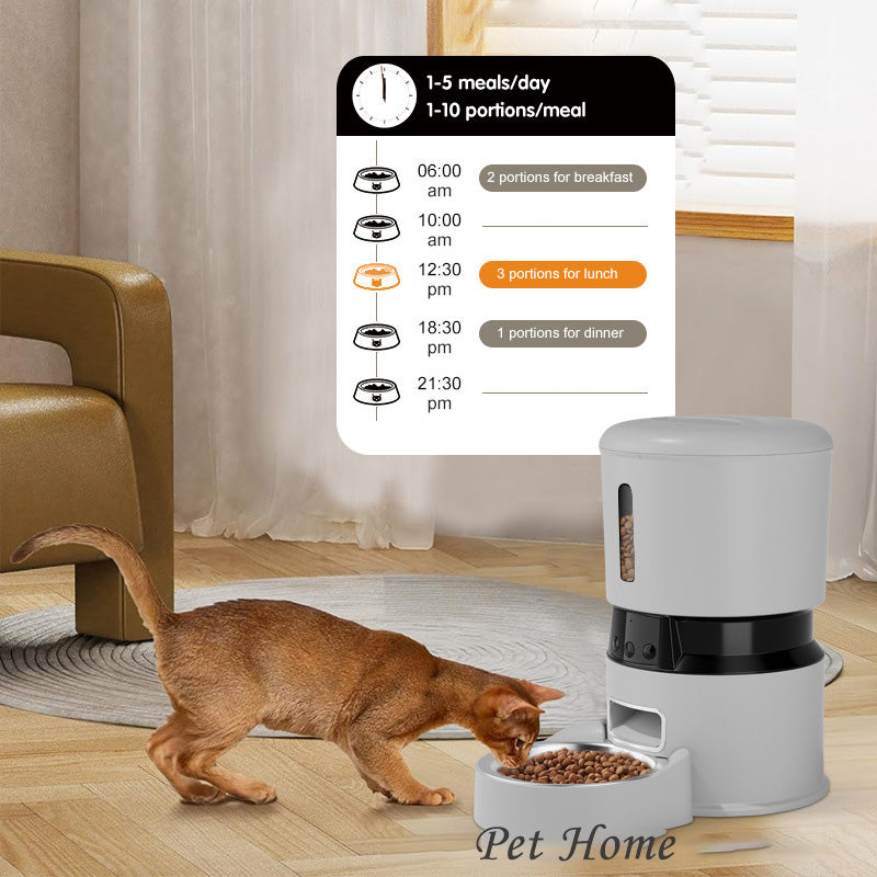 Smart Cat Feeding APP, Cat Feeding Dog WIFI Remote Operation, Smart Cat Basin