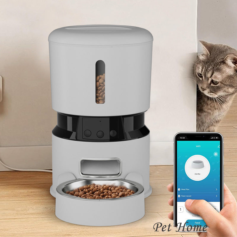Smart Cat Feeding APP, Cat Feeding Dog WIFI Remote Operation, Smart Cat Basin