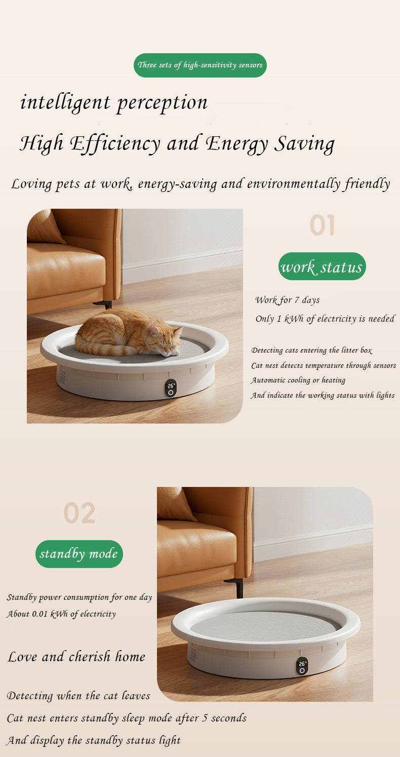 Pet Home Smart Cat Nest Smart Dog Nest Cat Dog Nest Winter Summer Smart Nest